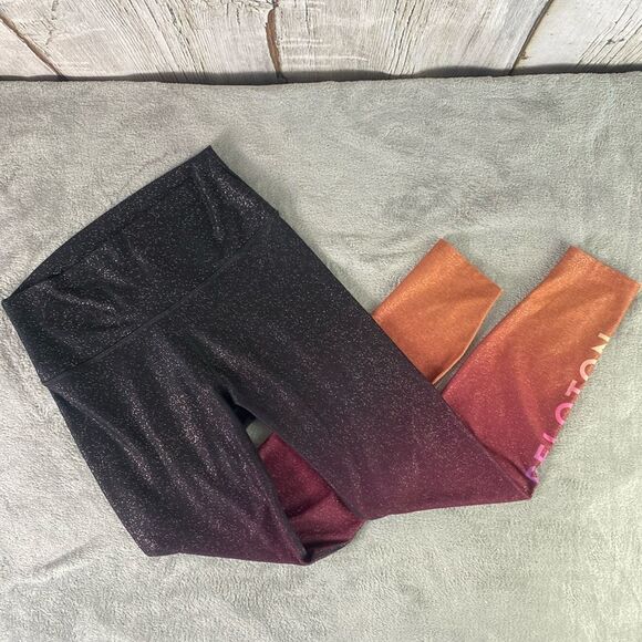 Peloton Sunrise Fade High Rise Legging WITH Size Large   345 - Picture 2 of 10